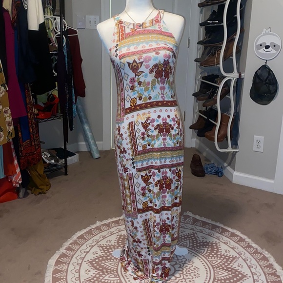 knee length dresses for ladies Summer Nights Maxi Dress Small